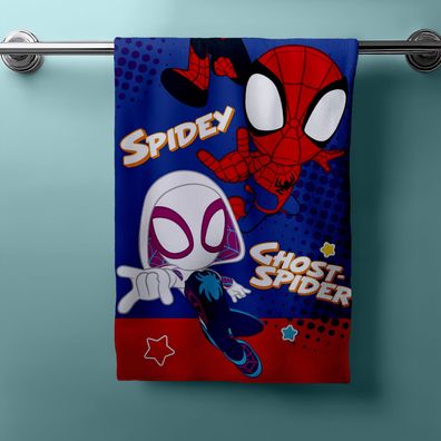 Duschtuch Strandtuch Badetuch Spidey 70 x 140 cm