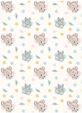 Disney Bambi Flauschdecke Schmusedecke Kuscheldecke 110 x 150 cm