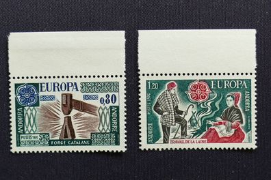 Andorra Franz. Post MiNr. 274-275 Europa Cept postfrisch** (AL 620)