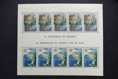 Monaco MiNr. 1319-1320 Kleinbogen Europa Cept postfrisch** (GB 2066)