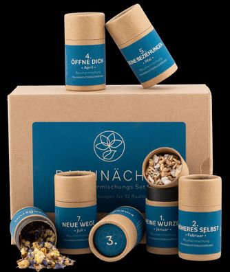 Rauhnächte Räuchermischungs Set 12x 30ml Räuchermischungen, Flora Perpetua