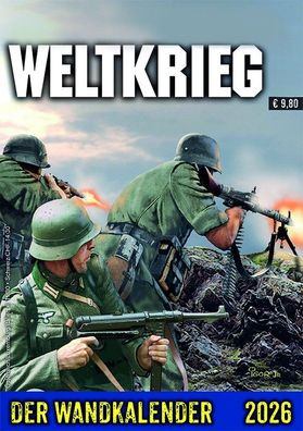 Kunst-Kalender - Weltkrieg - Der Wandkalender 2026 NEU!