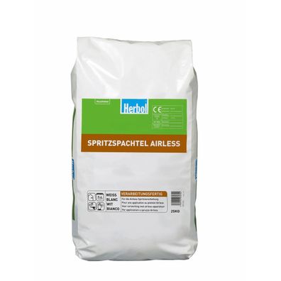 Herbol Spritzspachtel Airless Sack 25 kg weiß
