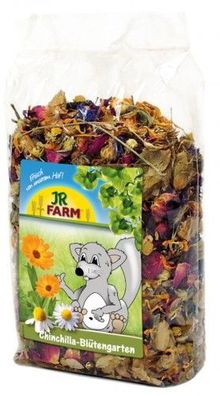 JR Farm Chinchilla-Blütengarten 50 g - Ergänzungsfuttermittel für Nager