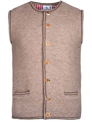 Trachtenweste berber braun Isar-Trachten - Größe: 60