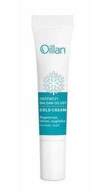 Oillan Cold Cream Lippenbalsam mit Ceramiden und Vitamin E, naehrend, 15 ml