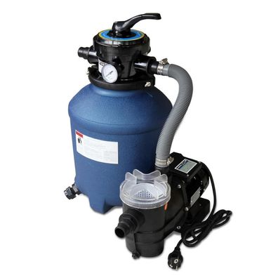 Filteranlage Trend Top Ø 330 mm | 9 m³/h Pumpe | ohne Filtermedium | Blau