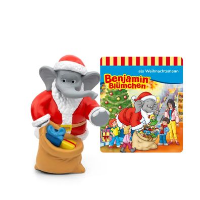 Tonies Hörspielfigur Benjamin Blümchen als Weihnachtsmann