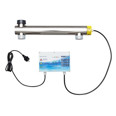 PURE 2.1 - 50W - UVC Anlage zur Wasseraufbereitung - 230VAC/115VAC