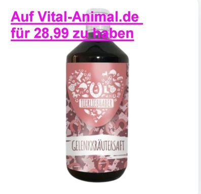 Tierliebhaber Gelenkkräutersaft Pferd 1l - Natürliche Unterstützung gesunde Gelenke