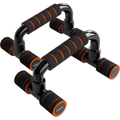 Fitness Liegestützgriffe Schwarz Orange Rutschfest Leicht 100kg Push Up Bars