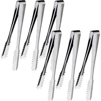 6er Set Candy Bar Zubehör Küchenzange Zuckerzange Edelstahl für Hochzeit Party