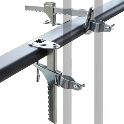 Sonnenschirm Tischklammer Verstellbar für Geländer Tische Klemmbereich 0-20cm