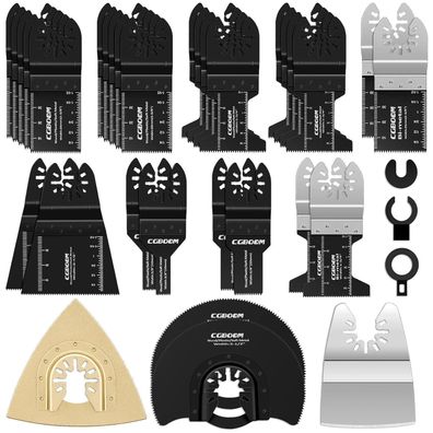 28 tlg Multitool Sägeblatt Set Mix Klingen Zubehör für Fein Multimaster