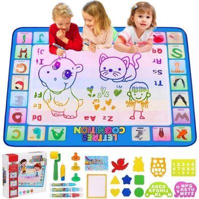 Wasser Doodle Matte XL Aqua Zeichen Malerei STEM Spielzeug 100x78cm