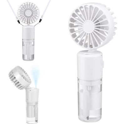 Mini Ventilator mit Wassernebel 4000mAh USB Tragbar Büro Reise Camping