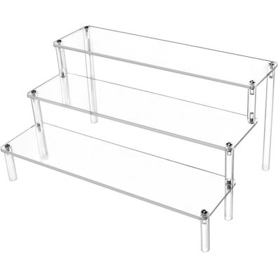 Acryl Display Ständer 3-Stufig Transparent Figuren Schmuck Cupcake