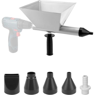 Elektrische Fugenpistole Mörtel Mörtelspritze 4 Düsen Ganzmetall