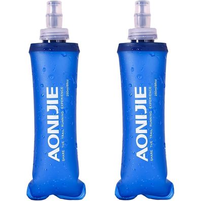 TPU Faltbare Trinkflaschen Soft Flask 250ml 2er Set BPA-Frei