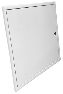 Revisionstür Softline weiß 150 x 150mm mit Zylinderschloss