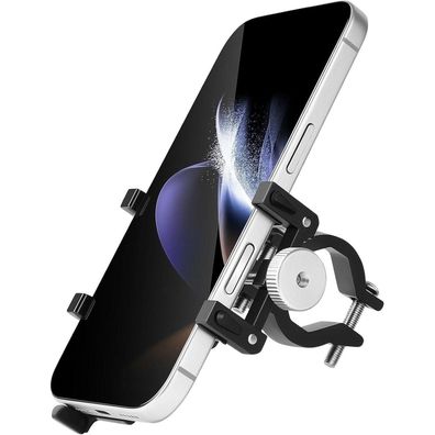 Fahrrad Handyhalterung Aluminium Universal Motorrad Smartphone Halterung 4,5-7,0