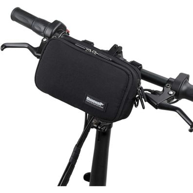 Fahrrad Lenkertasche Vordertasche multifunktional Schwarz Regenhülle