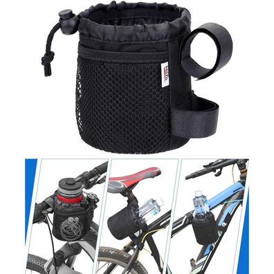 Getränkehalter Fahrrad Flaschenhalter Wasserflaschenhalter Kinderwagen Schwarz