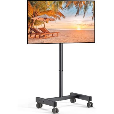 TV Ständer Rollbar 13-50 Zoll Neigung Höhenverstellbar LED LCD OLED
