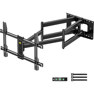 TV Wandhalterung Schwenkbar Doppelarm 109cm Beweglich 42-90 Zoll Belastung 75 kg