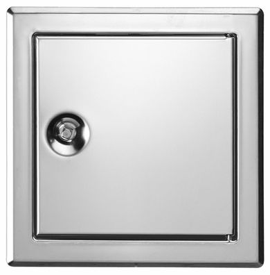 Revisionstür Edelstahl 200 x 200mm Softline mit Vierkantverschluss