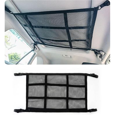Gepäcknetz Auto doppellagige Aufbewahrung Organizer 90x65 cm SUV Jeep Van