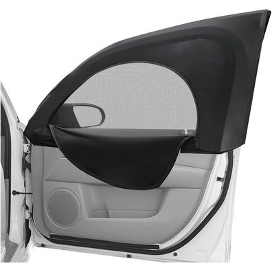 2er Set Autofenster Sonnenschutz UV-Schutz Reißverschluss Schutz