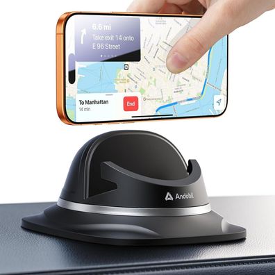 Andobil Auto Handyhalterung 2024 Armaturenbrett Silikontentakel Schwarz