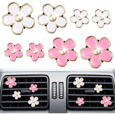 Auto Gänseblümchen Diffuser Lüfter Clip 8er Set Aromatherapie Vent Clips