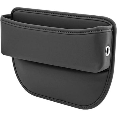 Auto Aufbewahrungsbox Gap Organizer Schwarz PU Leder Mittelkonsole