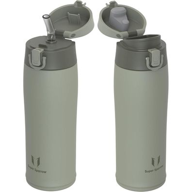 Sport Trinkflasche Edelstahl 750ml BPA-frei Auslaufsicher - Super Sparrow
