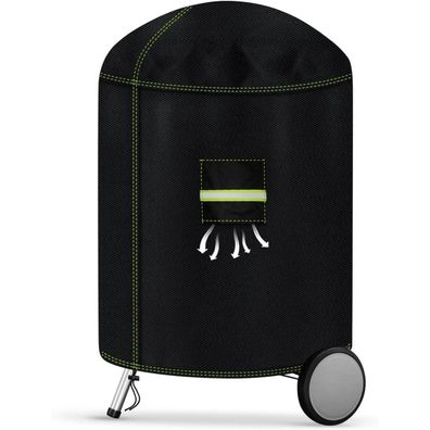 Kugelgrill Abdeckung 600D Oxford Gewebe Wetterfest Ø77x90cm