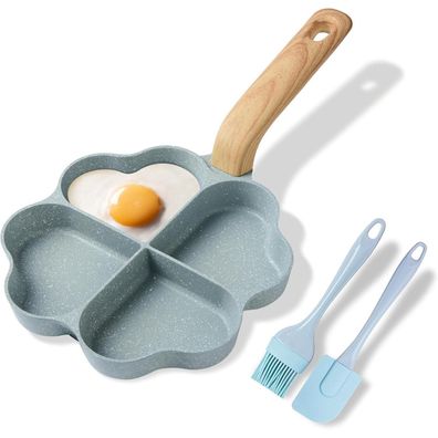 Herzform Eierpfanne Antihaftbeschichtung Induktion Bratpfanne