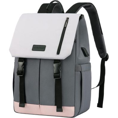 Lovevook Rucksack Damen 15.6 Zoll Laptop Wasserdicht Schultasche Mädchen Uni