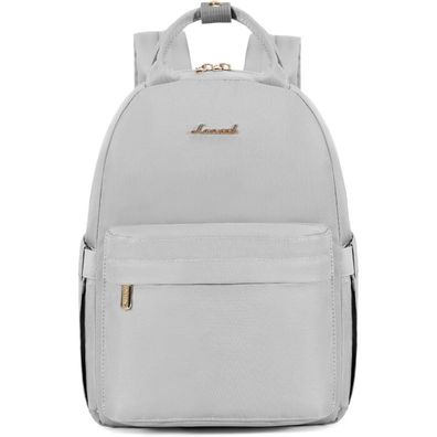 Kleiner Rucksack Damen Mini Cityrucksack Handtasche 2 in 1 Tagesrucksack Grau