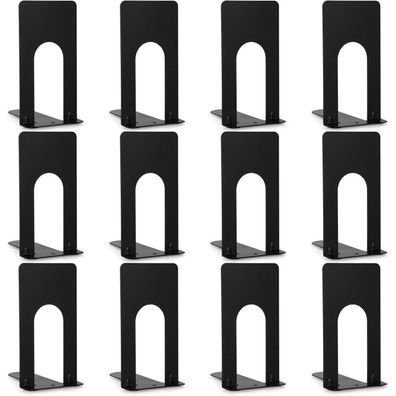 6er Set Hochwertige Metall Buchstützen für Kinder Schule Bibliothek 69x100x130mm