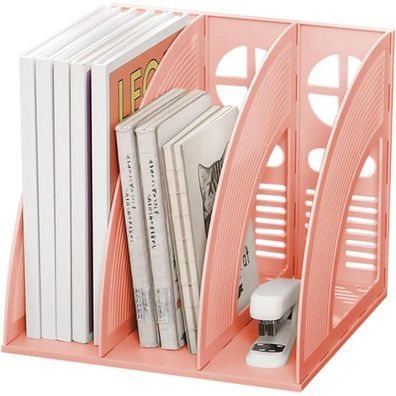 Stehsammler A4 Kunststoff 3 Fächer Organizer Büro Schule Aufbewahrung