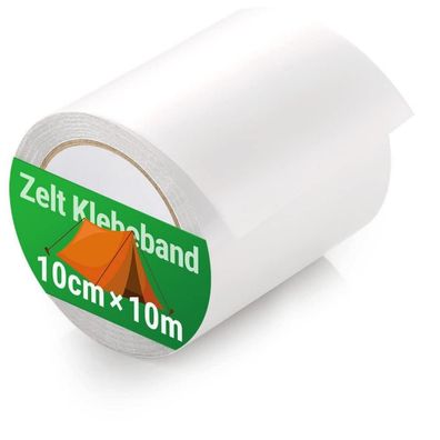 Professionelles Zelt Klebeband Reparaturset 10m x 10cm transparent wasserdicht