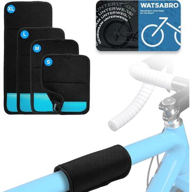 4er Set Fahrrad Rahmenschutz Neopren Klett Carbon Rahmen Thule E-Bike