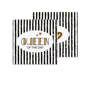 LaVida Servietten für Dich 20 Stück Queen of the Day Deluxe