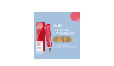 Londa Demi-Permanente Cremehaarfarbe Extra Coverage 60 ml 8/07 Hellblond Natur Braun