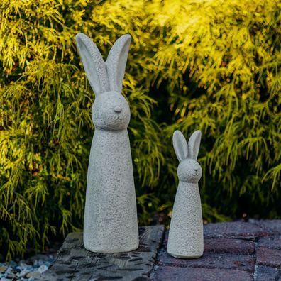 Hasen Figuren, Steinfiguren, Ostern, Dekorative Skulpturen, frostbeständig