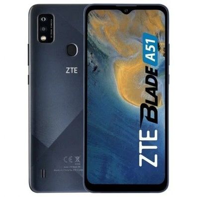 ZTE Blade A51 Grau 2GB/32GB 15,51cm (6,52Zoll) Dual Kamera Android Smartphone NEU