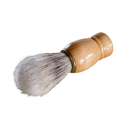 Rasierpinsel mit Holzgriff Bart Herren 9cm Barber Friseur 5cm Borsten Reise NEU