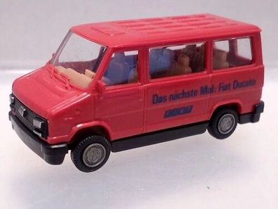 Fiat Ducato Bus 9-sitizig °das nächste Mal° 1/87 Praline Modellauto